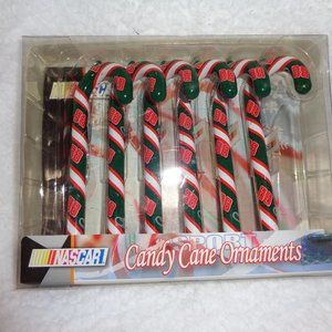 Dale Earnhardt Jr Candy Cane Ornaments Nascar